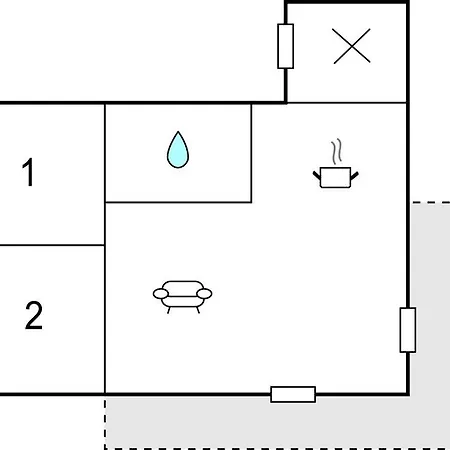 2 Bedroom Stunning In Hébergement de vacances San-Giuliano